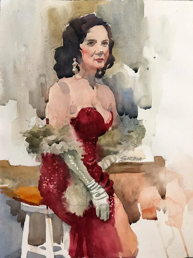 Burlesque star Bon Bon Voyage
