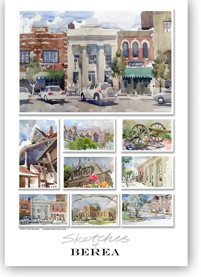Sketches of Berea I 13x19 Print