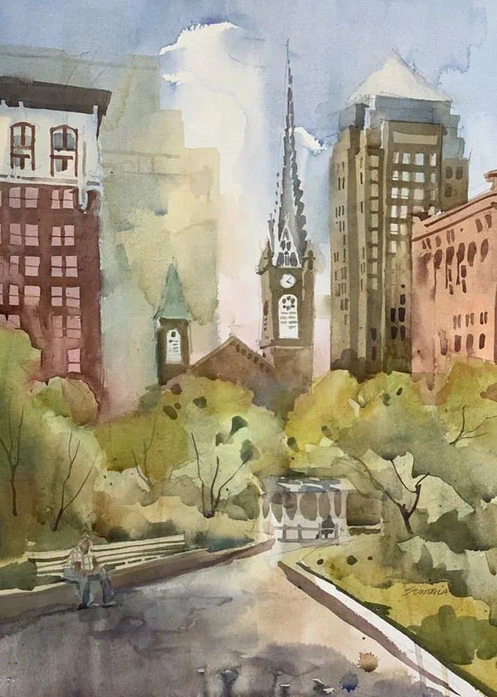 Old Stone Church, Public Square, Cleveland, Ohio