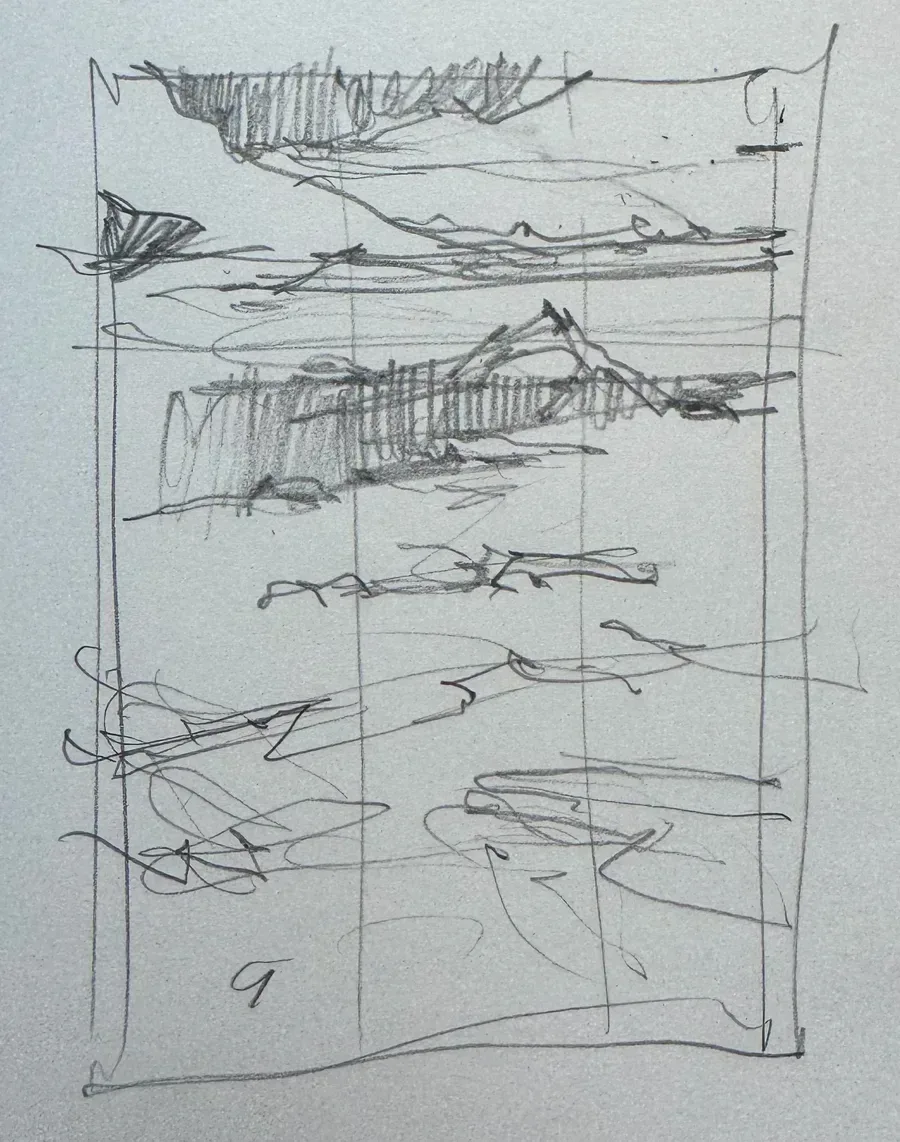Rough thumbnail of Lock 29 painting.