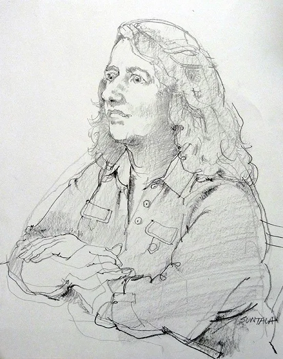 Unknown, pencil on paper, 2013