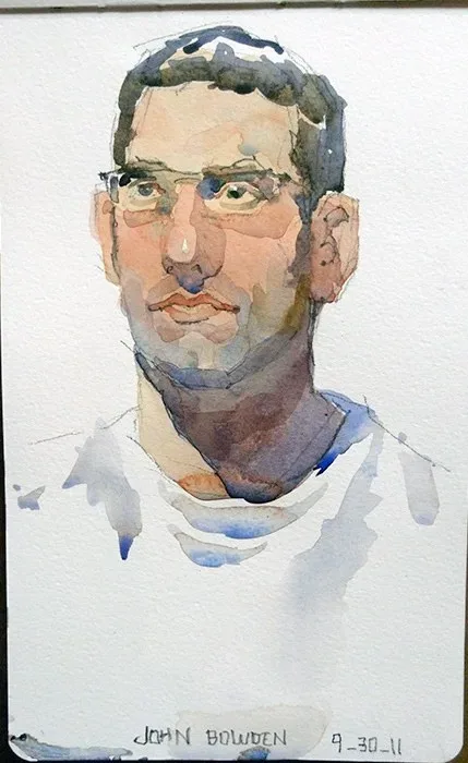 John, watercolor on paper, 2013