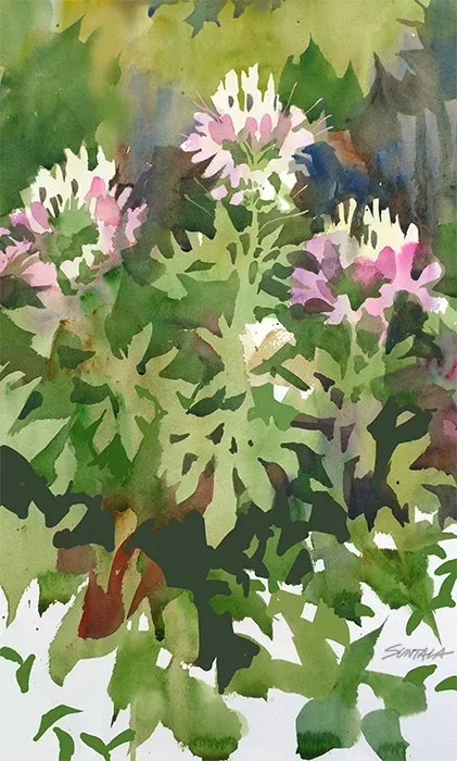 Gardenview Plein Air, watercolor on paper, 2013
