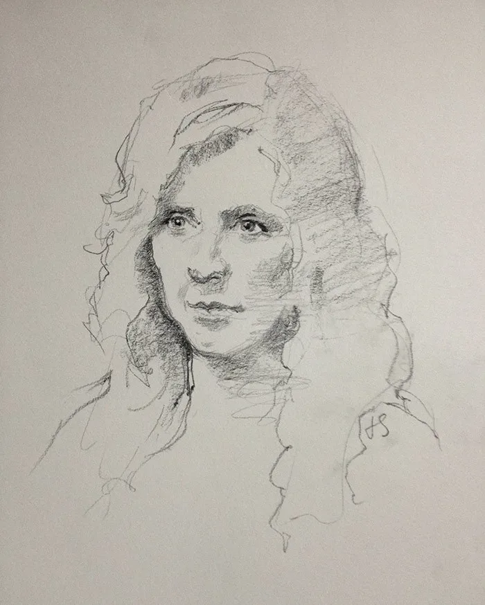 Melissa, pencil on paper, 2013