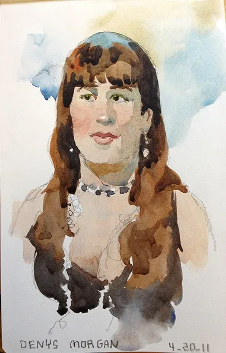Denys, watercolor on paper, 2013