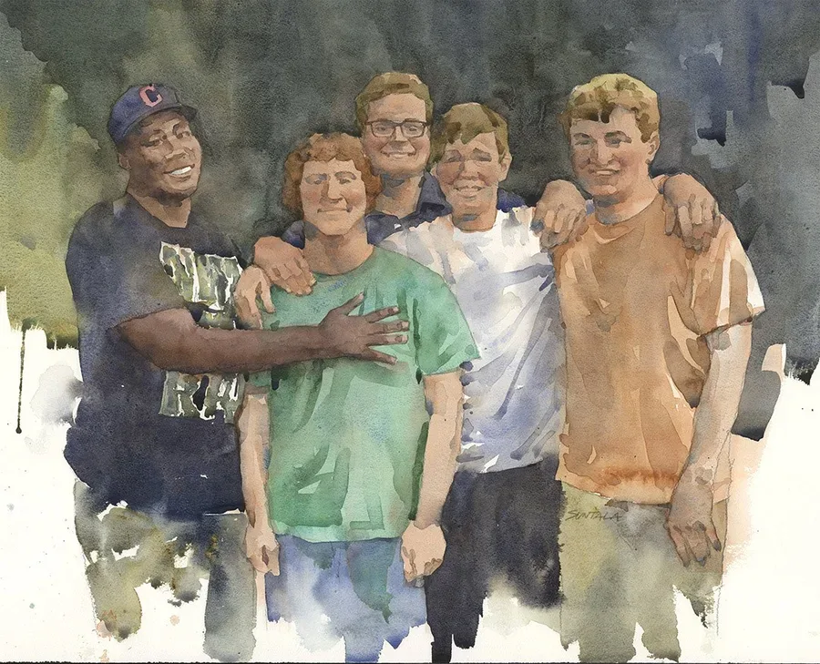Vinny and his 4 friends