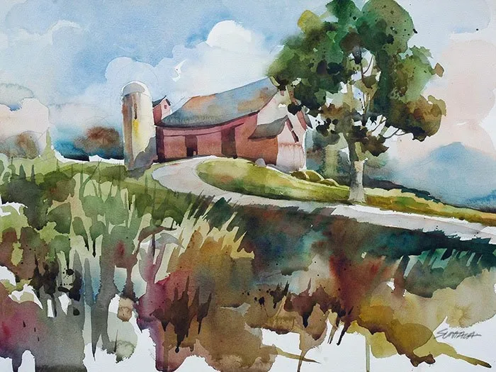 Untitled, watercolor on paper, 2013