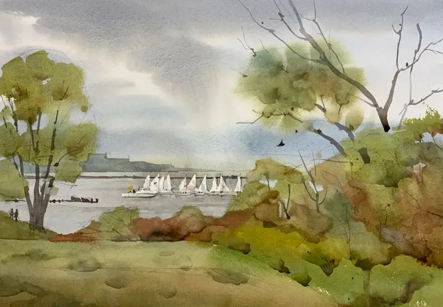 The Mallory Regatta as seen from Wendy Park