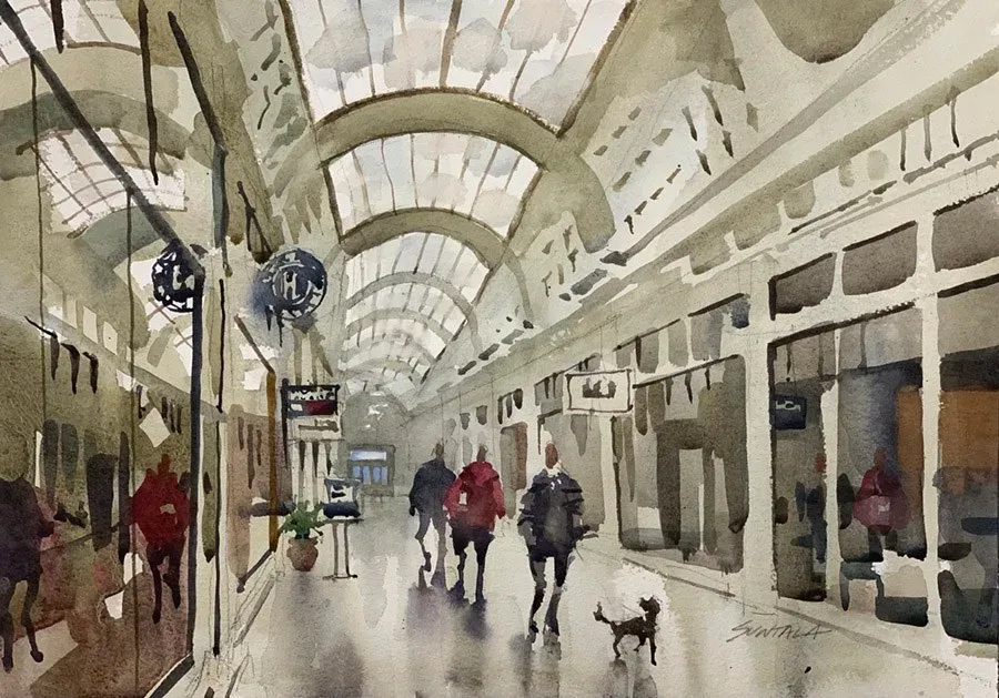 The Euclid Arcade (one of the 5th Street Arcades).