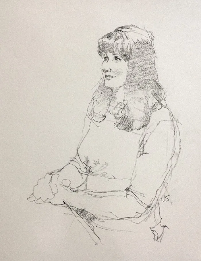 Carla, pencil on paper, 2013