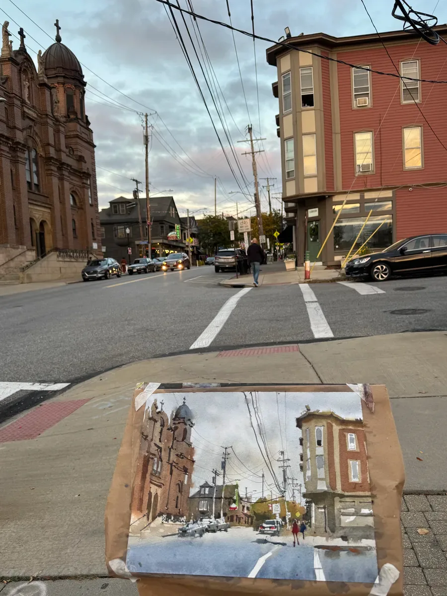 the painting on site 
