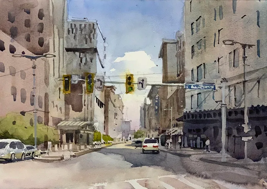 Looking east down Euclid Ave from Public Square.