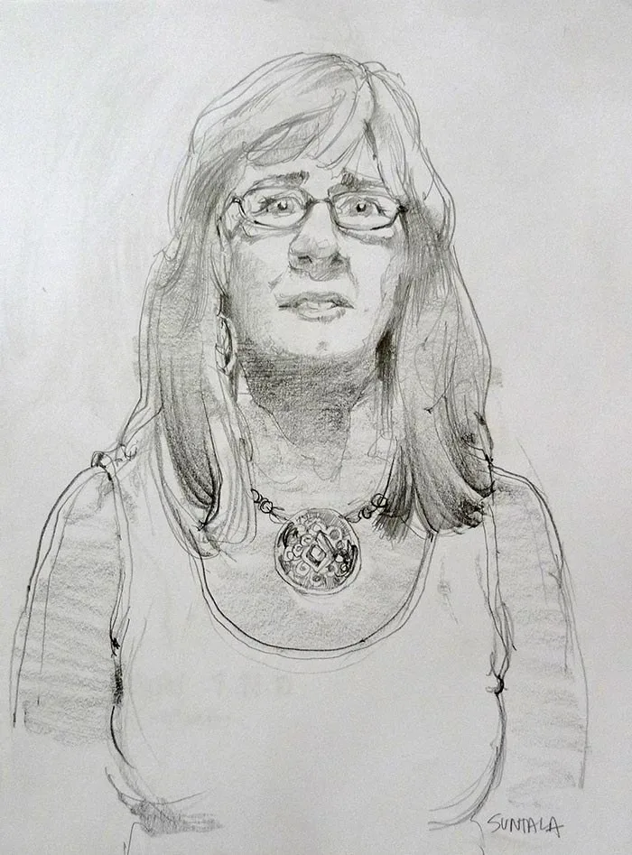 Kathy, pencil on paper, 2013