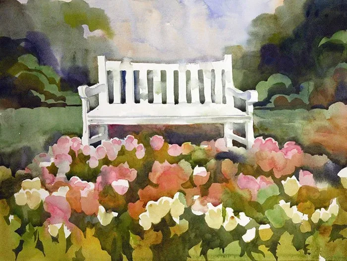 Time To Rest, watercolor on paper, 2013